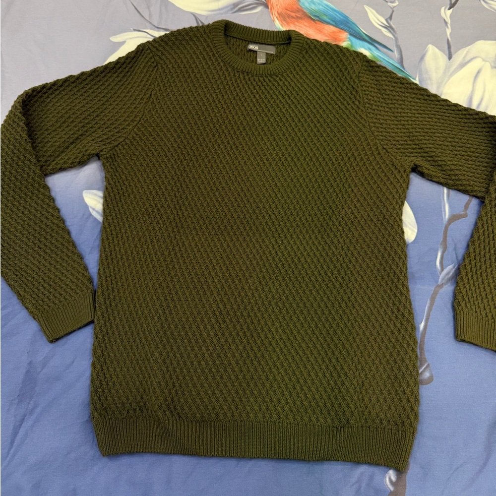 Men's ASOS Olive Green Sweater